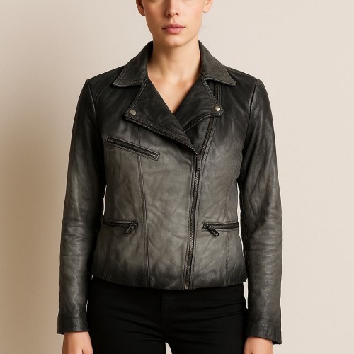 SPRAY LEATHER JACKET