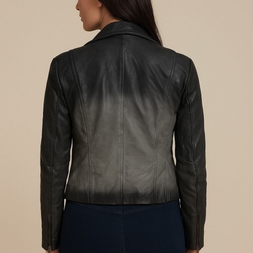 SPRAY LEATHER JACKET