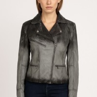 SPRAY LEATHER JACKET