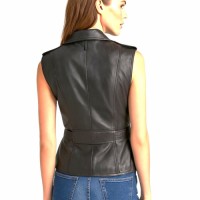 WOMENS LEATHER VEST
