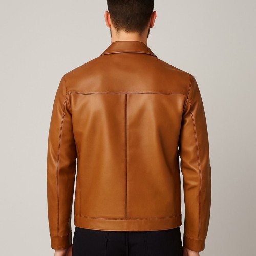 MEN CLASIC LEATHER JACKET